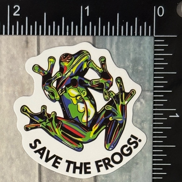 ๐10/$10๐ Psychedelic Frog Reusable Waterproof Vinyl Sticker Decal - Picture 1 of 1
